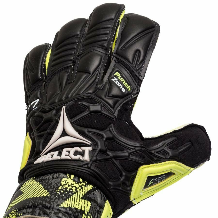 Football * | Free Delivery Select Goalkeeper Gloves 77 Super Grip Black/Yellow