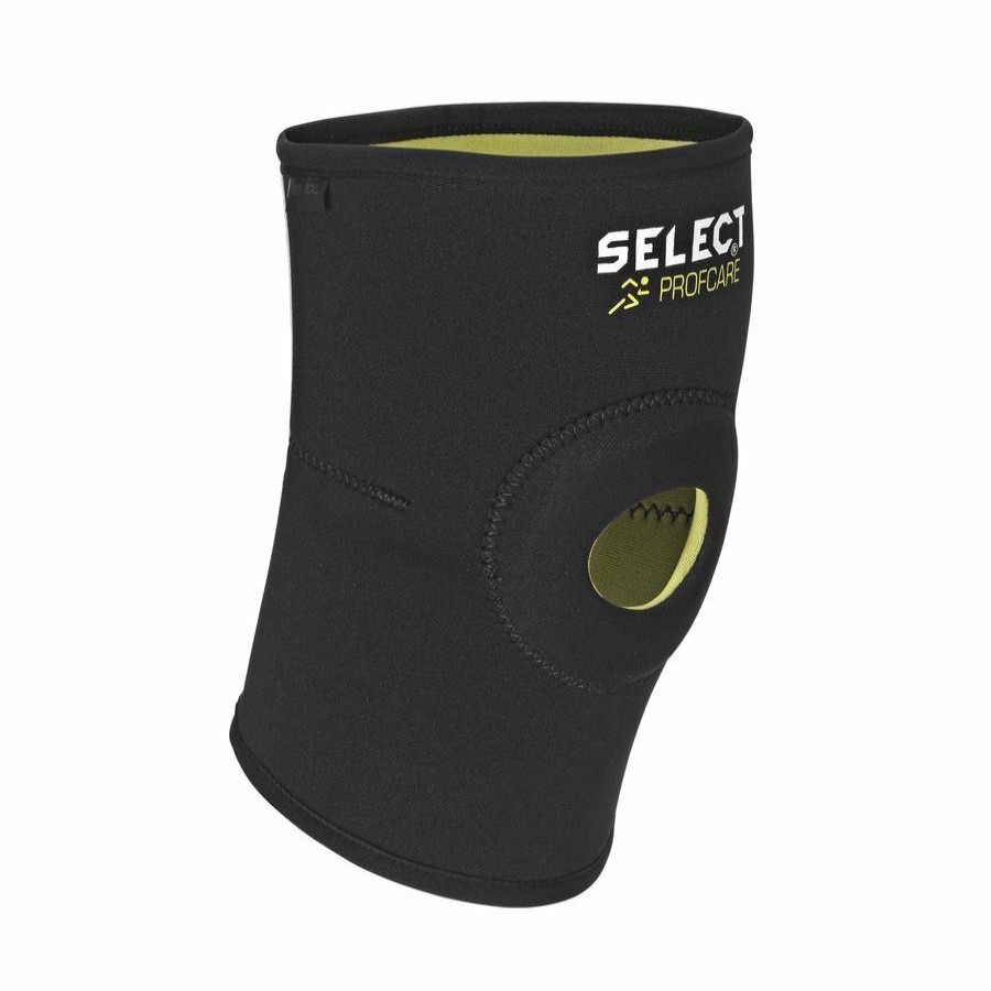 Equipment * | Free Delivery Select Knee Support With Hole Black