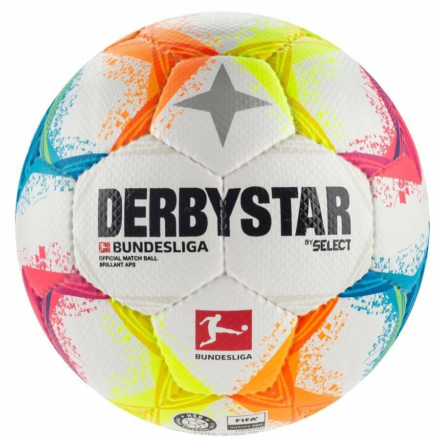 Equipment * | Online Derbystar Football Brillant Aps Bundesliga 2022/23 White/Multicolor