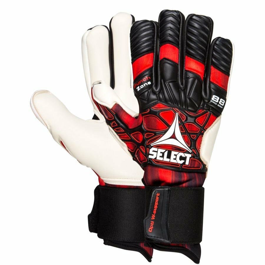 Football * | Online Select Goalkeeper Gloves 88 Pro Grip V21 Black/Red