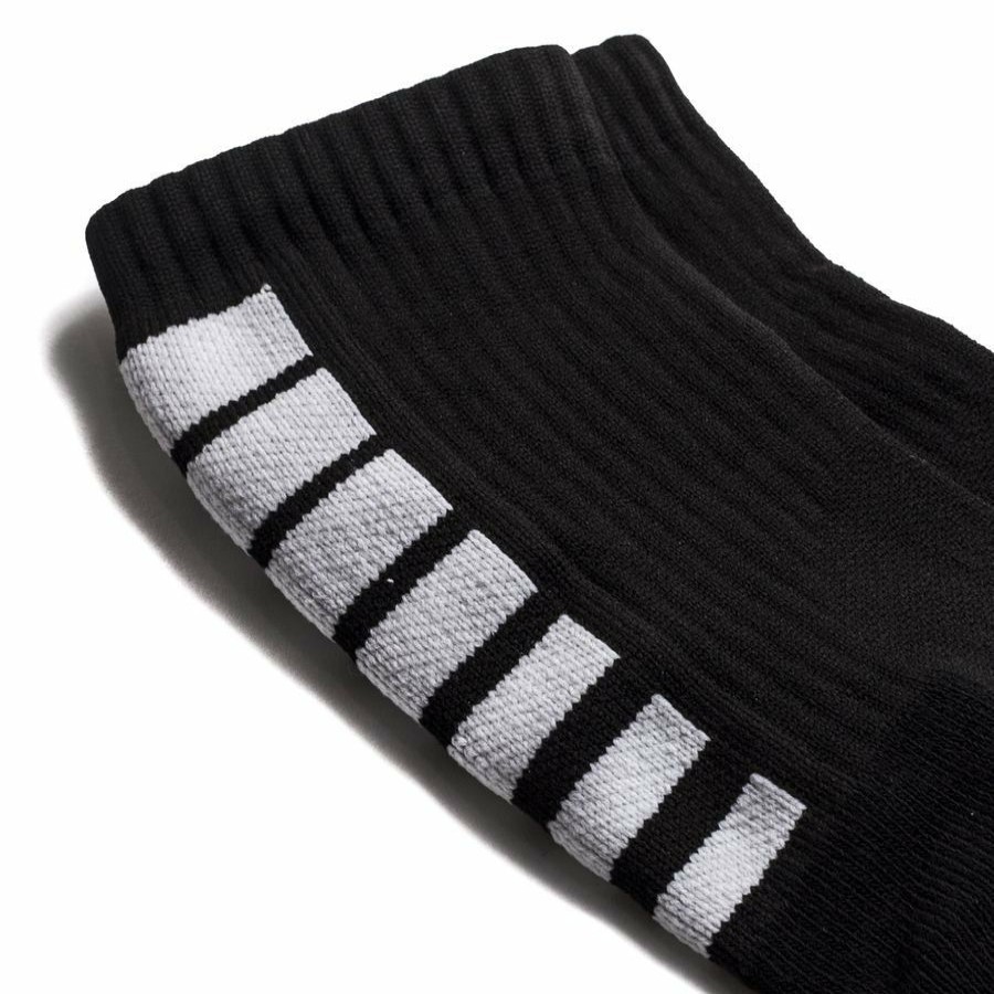 Football * | Free Delivery Select Football Socks Striped Short Black/White