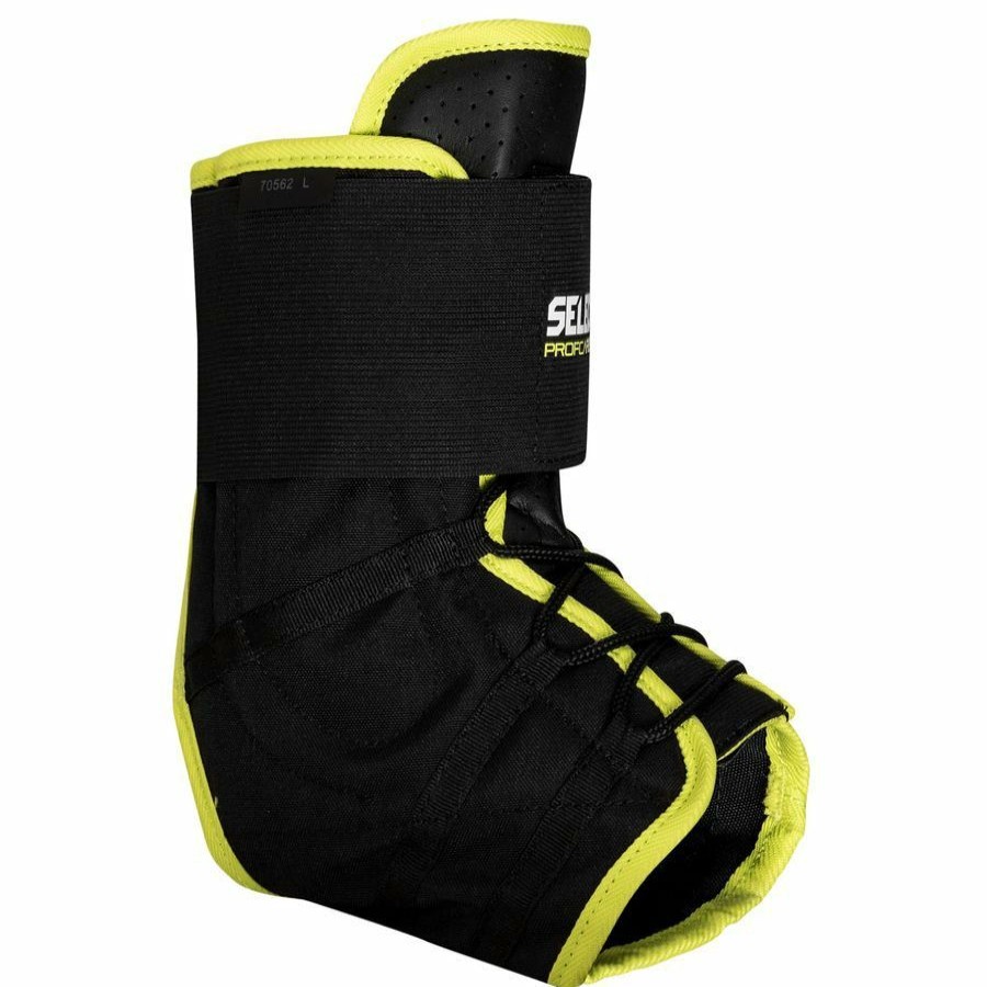 Equipment * | Promotions Select Ankle Support Lace Up Black/Volt