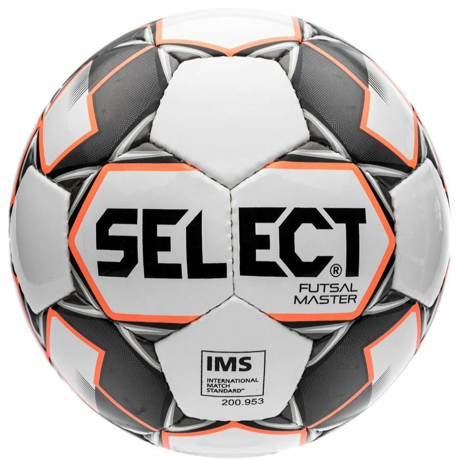 Football * | Promotions Select Football Futsal Master Shiny White/Orange/Black