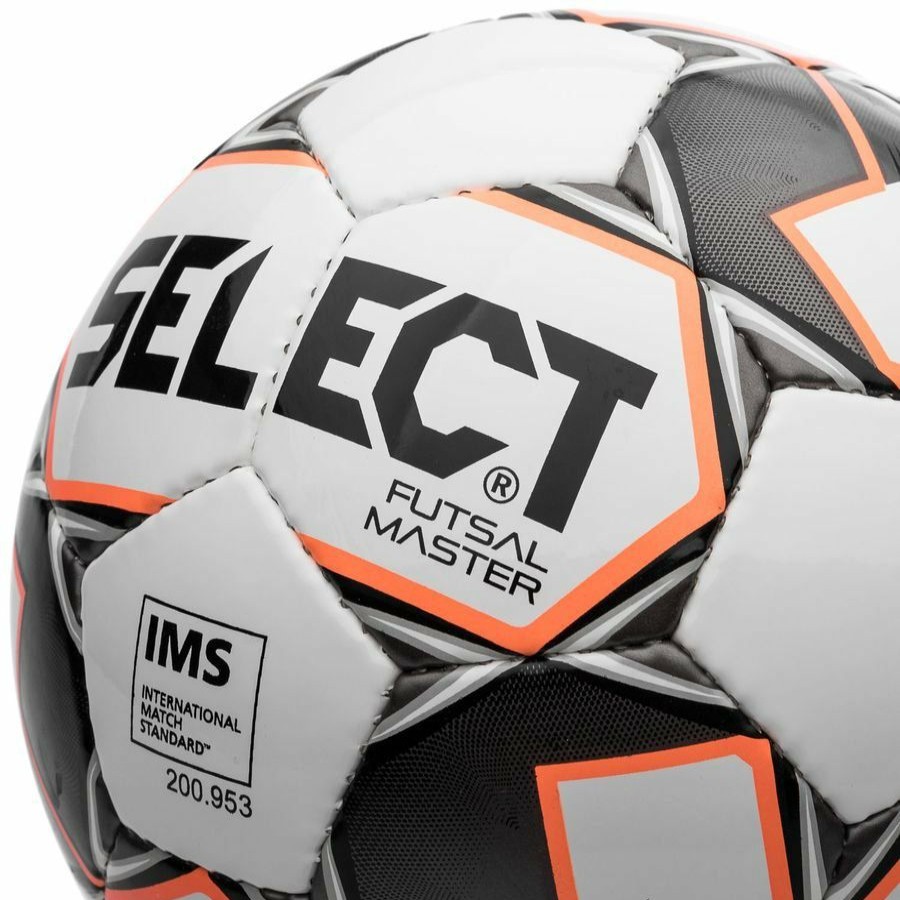 Football * | Promotions Select Football Futsal Master Shiny White/Orange/Black