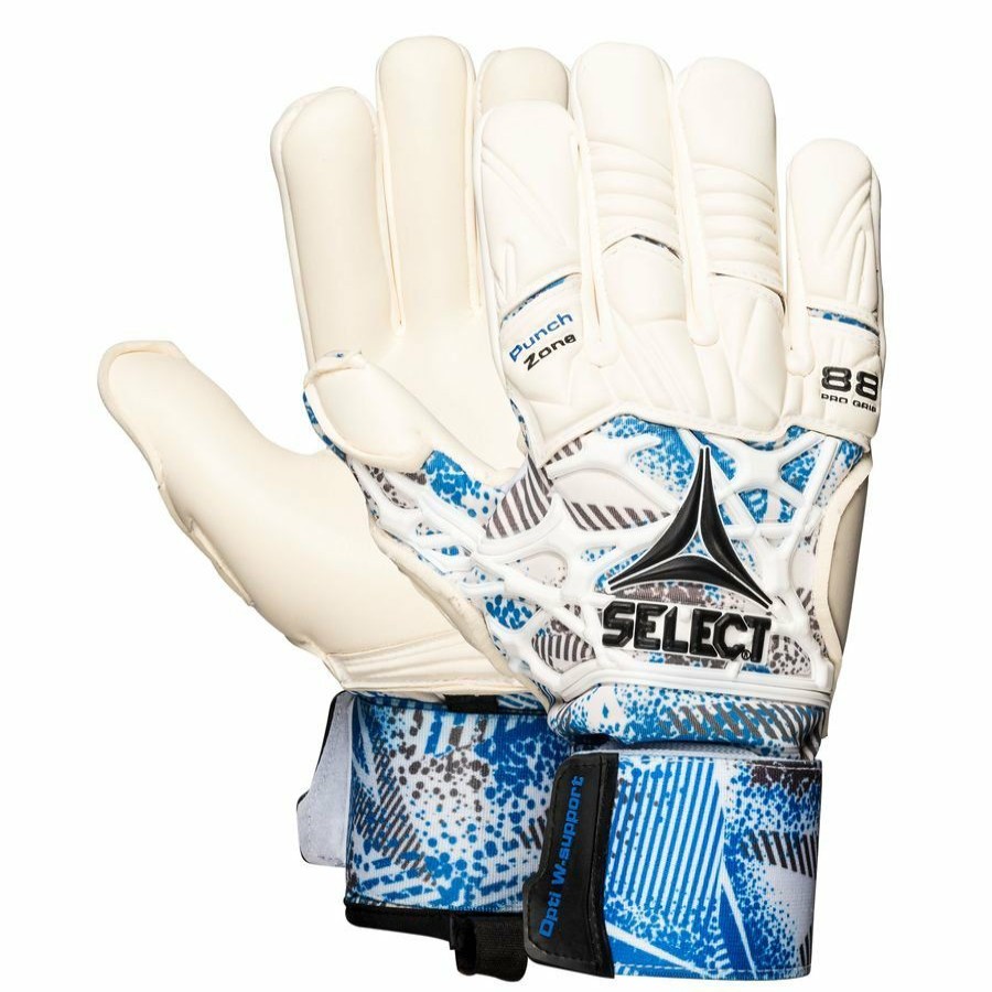 Football * | Sale Select Goalkeeper Gloves 88 Pro Grip White/Blue