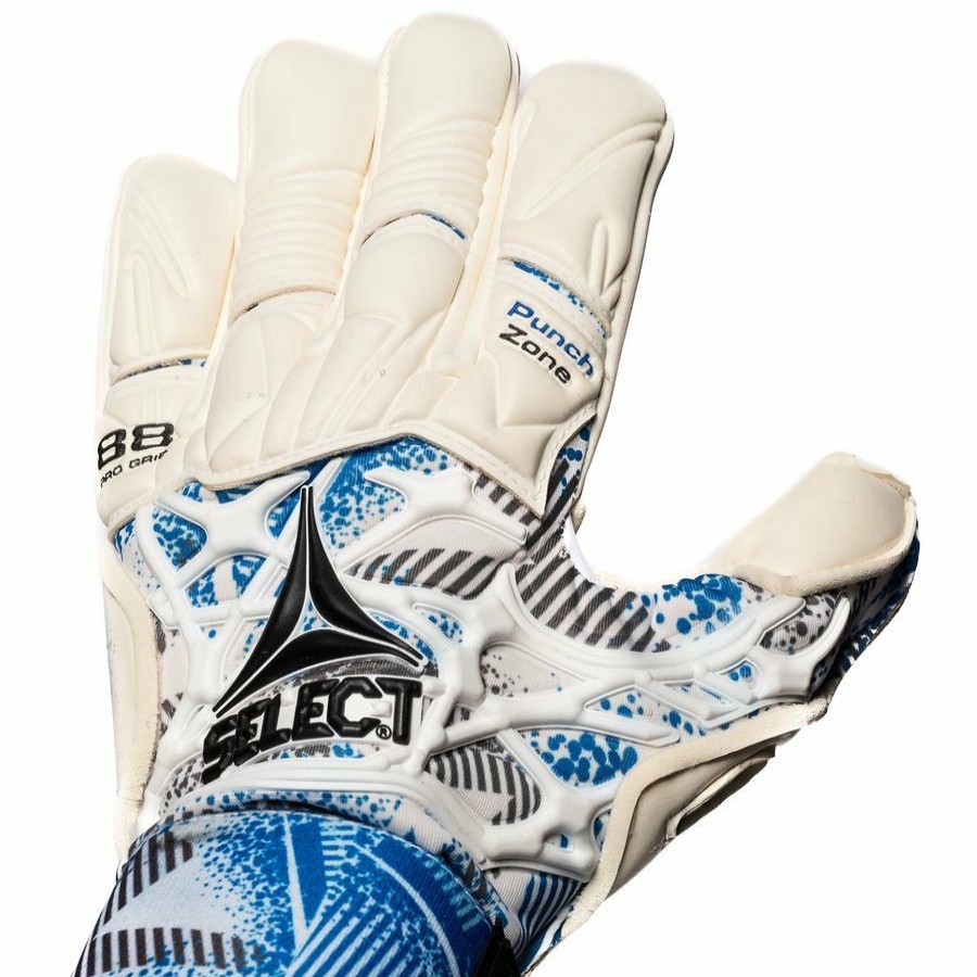 Football * | Sale Select Goalkeeper Gloves 88 Pro Grip White/Blue