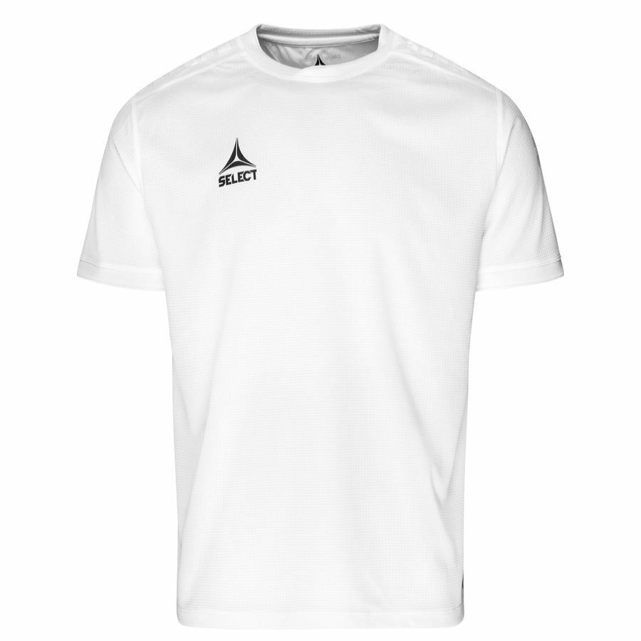 Teamsport * | Free Delivery Select Playershirt Monaco White/Black