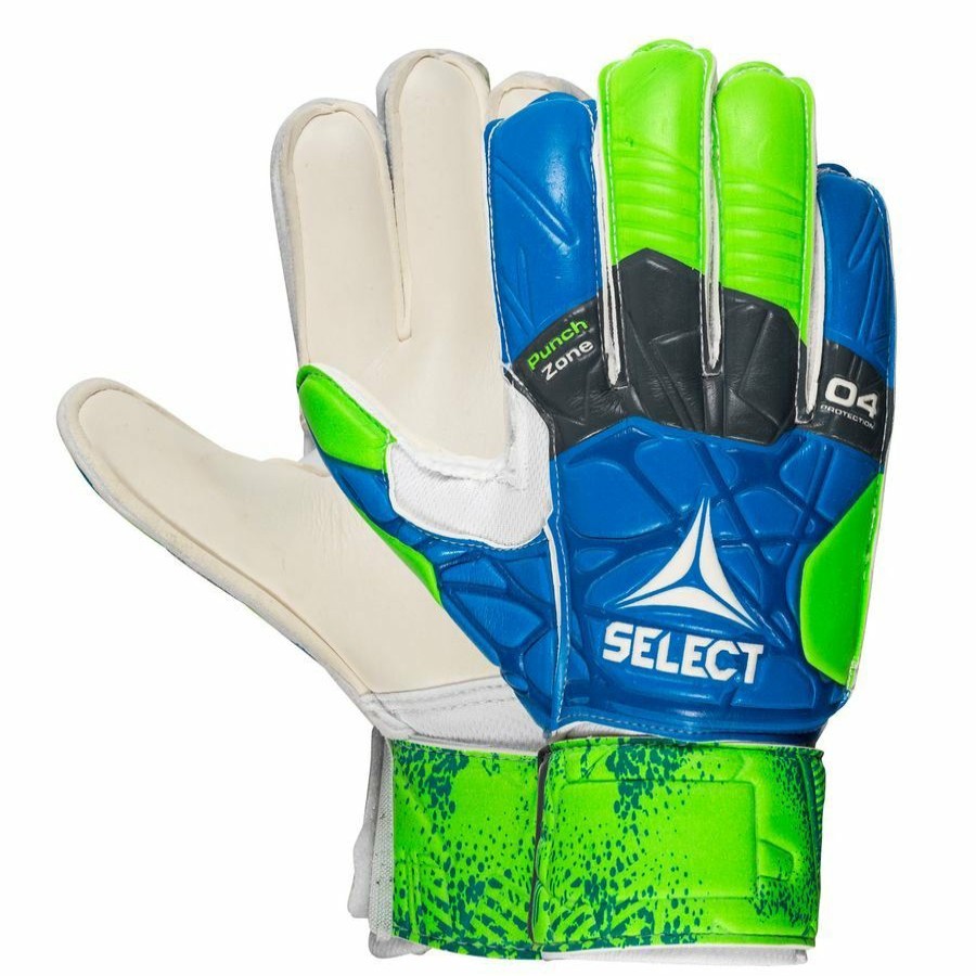 Football * | Online Select Goalkeeper Gloves 04 Protection Blue/Green/White Kids