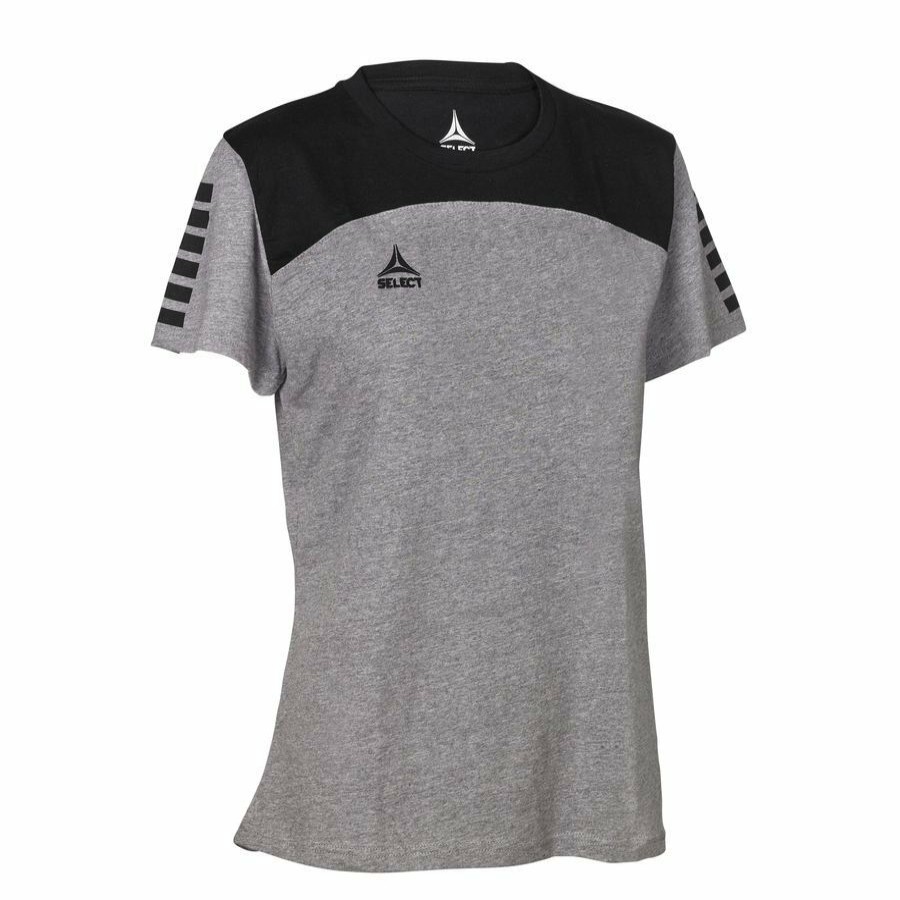 Teamsport * | Promotions Select T-Shirt Oxford Grey/Black Woman