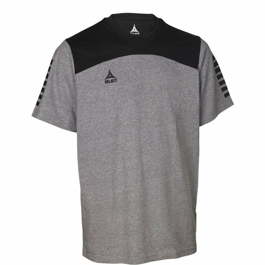 Teamsport * | Outlet Select T-Shirt Oxford Grey/Black