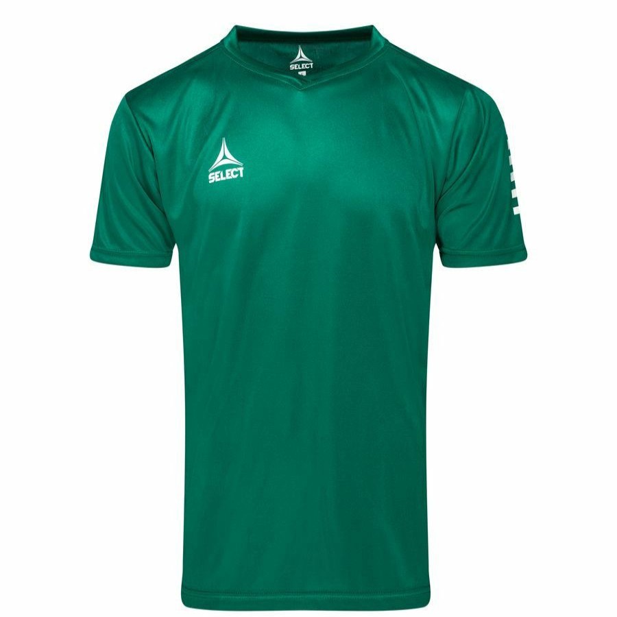 Teamsport * | Wholesale Select Playershirt Pisa Green/White Kids